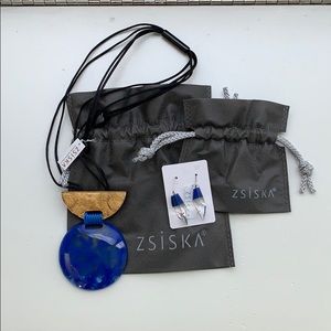 Zsiska Athlena Necklace and Earrings